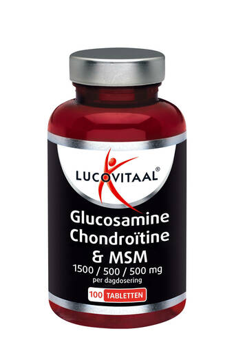Wehkamp Lucovitaal Glucosamine Chondroïtine MSM - 100 tabletten aanbieding