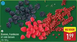 ALDI Bramen, frambozen of rode bessen aanbieding