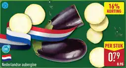 ALDI Nederlandse aubergine aanbieding