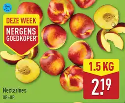ALDI Nectarines aanbieding