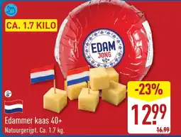 ALDI Edammer kaas 40+ aanbieding
