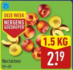 ALDI Nectarines aanbieding