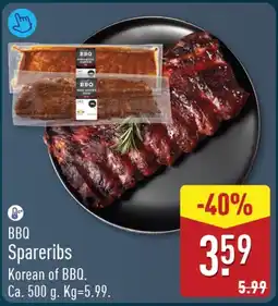 ALDI BBQ Spareribs aanbieding