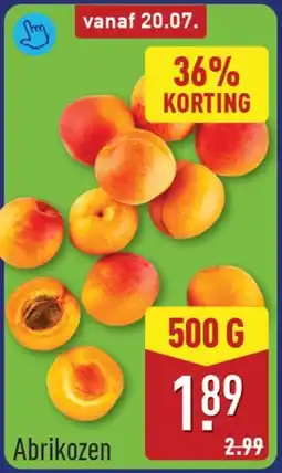 ALDI Abrikozen aanbieding