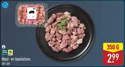 ALDI Nasi-en bamivlees aanbieding