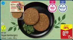 ALDI MY VAY Vegan hamburgers aanbieding