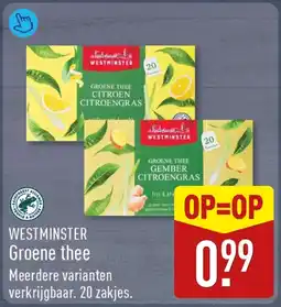 ALDI WESTMINSTER Groene thee aanbieding