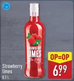 ALDI Strawberry limes aanbieding