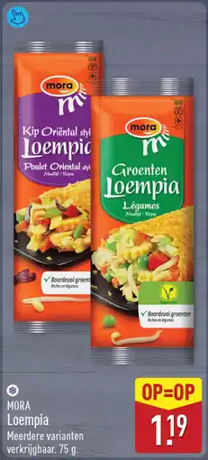 ALDI MORA Loempia aanbieding