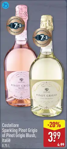 ALDI Costellore Sparkling Pinot Grigio of Pinot Grigio Blush, Italië aanbieding