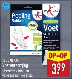ALDI LUCOVITAAL Voetverzorging aanbieding