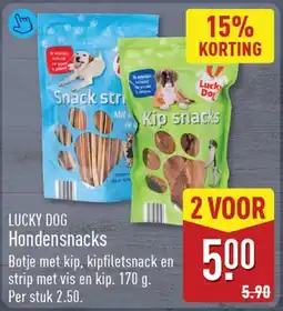 ALDI LUCKY DOG Hondensnacks aanbieding