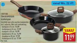 ALDI CROFTON Gietaluminium koekenpan aanbieding