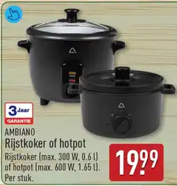 ALDI AMBIANO Rijstkoker of hotpot aanbieding