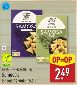 ALDI ASIA GREEN GARDEN Samosa's aanbieding