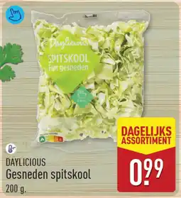 ALDI DAYLICIOUS Gesneden spitskool aanbieding