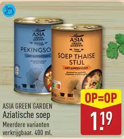 ALDI ASIA GREEN GARDEN Aziatische soep aanbieding