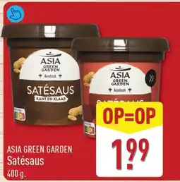 ALDI ASIA GREEN GARDEN Satésaus aanbieding