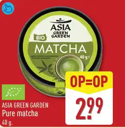 ALDI ASIA GREEN GARDEN Pure matcha aanbieding