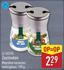 ALDI LE GUSTO Zoutmolen aanbieding