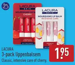 ALDI LACURA 3-pack lippenbalsem aanbieding