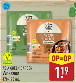 ALDI ASIA GREEN GARDEN Woksaus aanbieding
