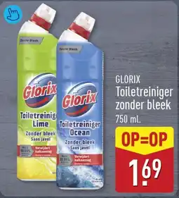 ALDI GLORIX Toiletreiniger zonder bleek aanbieding