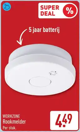 ALDI WORKZONE Rookmelder aanbieding