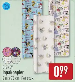 ALDI DISNEY Inpakpapier aanbieding
