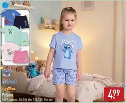 ALDI Pyjama aanbieding