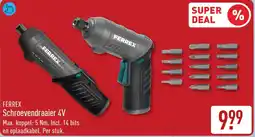 ALDI FERREX Schroevendraaier 4V aanbieding