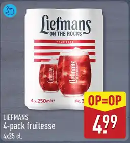 ALDI LIEFMANS 4-pack fruitesse aanbieding