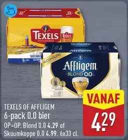 ALDI TEXELS OF AFFLIGEM 6-pack 0.0 bier aanbieding