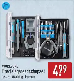 ALDI WORKZONE Precisiegereedschapset aanbieding