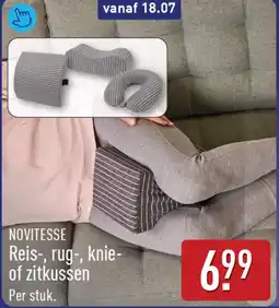ALDI Novitesse reis, rug, knie of zitkussen aanbieding