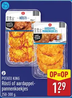 ALDI Potato king rösti of aardappel pannenkoekjes aanbieding