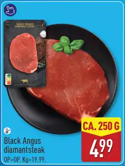 ALDI Black angus diamantsteak aanbieding