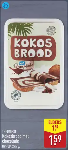 ALDI Theunisse kokosbrood met chocolade aanbieding