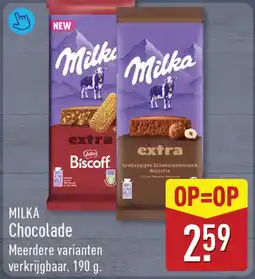 ALDI Milka chocolade aanbieding