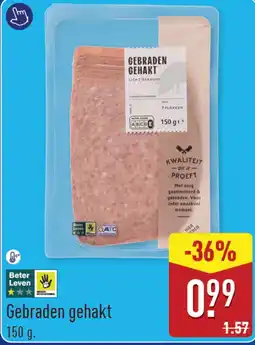 ALDI Gebraden gehakt aanbieding