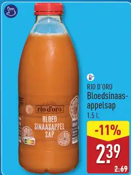 ALDI Rio d'oro bloedsinaasappelsap aanbieding