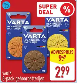 ALDI Varta gehoorbatterijen aanbieding