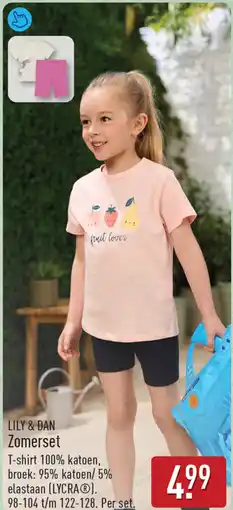 ALDI Lily & dan zomerset t-shirt aanbieding