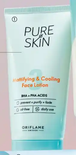 Oriflame 41673 Pure Skin Mattifying & Cooling Face Lotion aanbieding