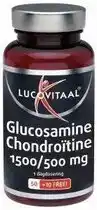 Bol.com Lucovitaal Glucosamine Chondroïtine 1500/500 mg - 60 Tabletten - Voedingssupplement aanbieding