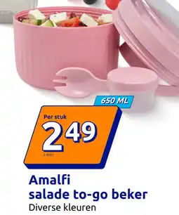Action Amalfi salade to-go beker aanbieding