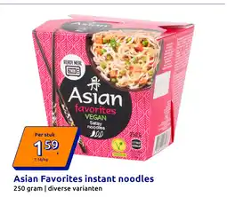 Action Asian Favorites instant noodles aanbieding