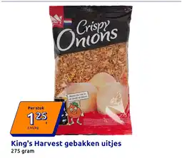 Action King's Harvest gebakken uitjes aanbieding