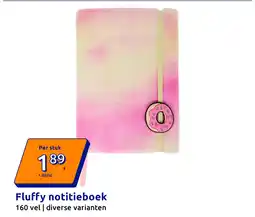 Action Fluffy notitieboek aanbieding