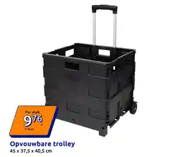 Action Opvouwbare trolley aanbieding